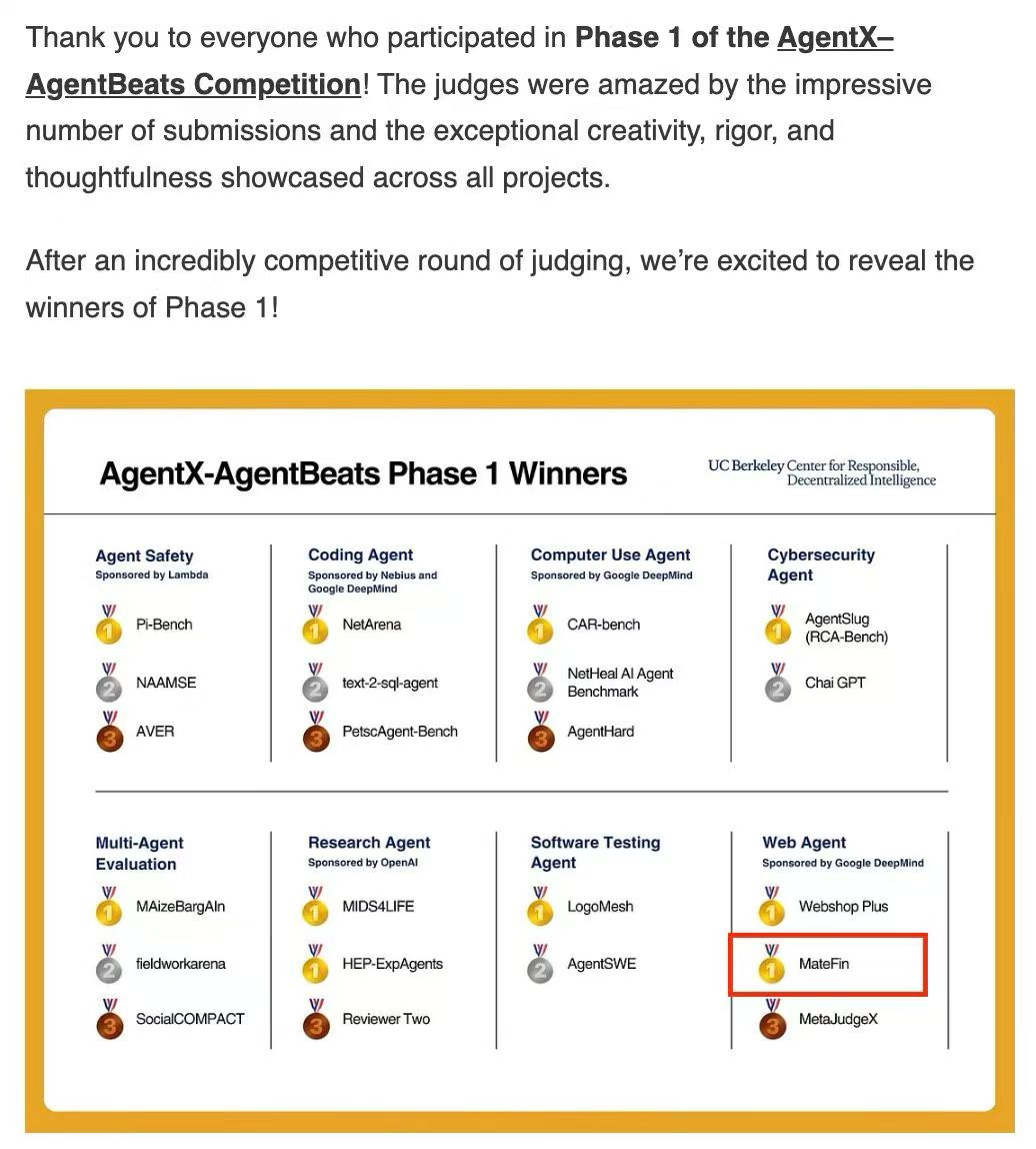AgentX-AgentBeats Phase 1 Winners